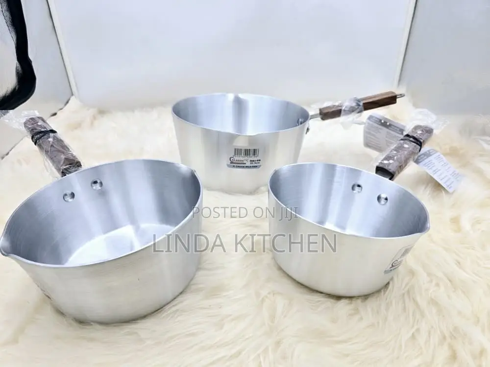 Milk Pan Set 3pcs, 17.5,20,and 22.5cm