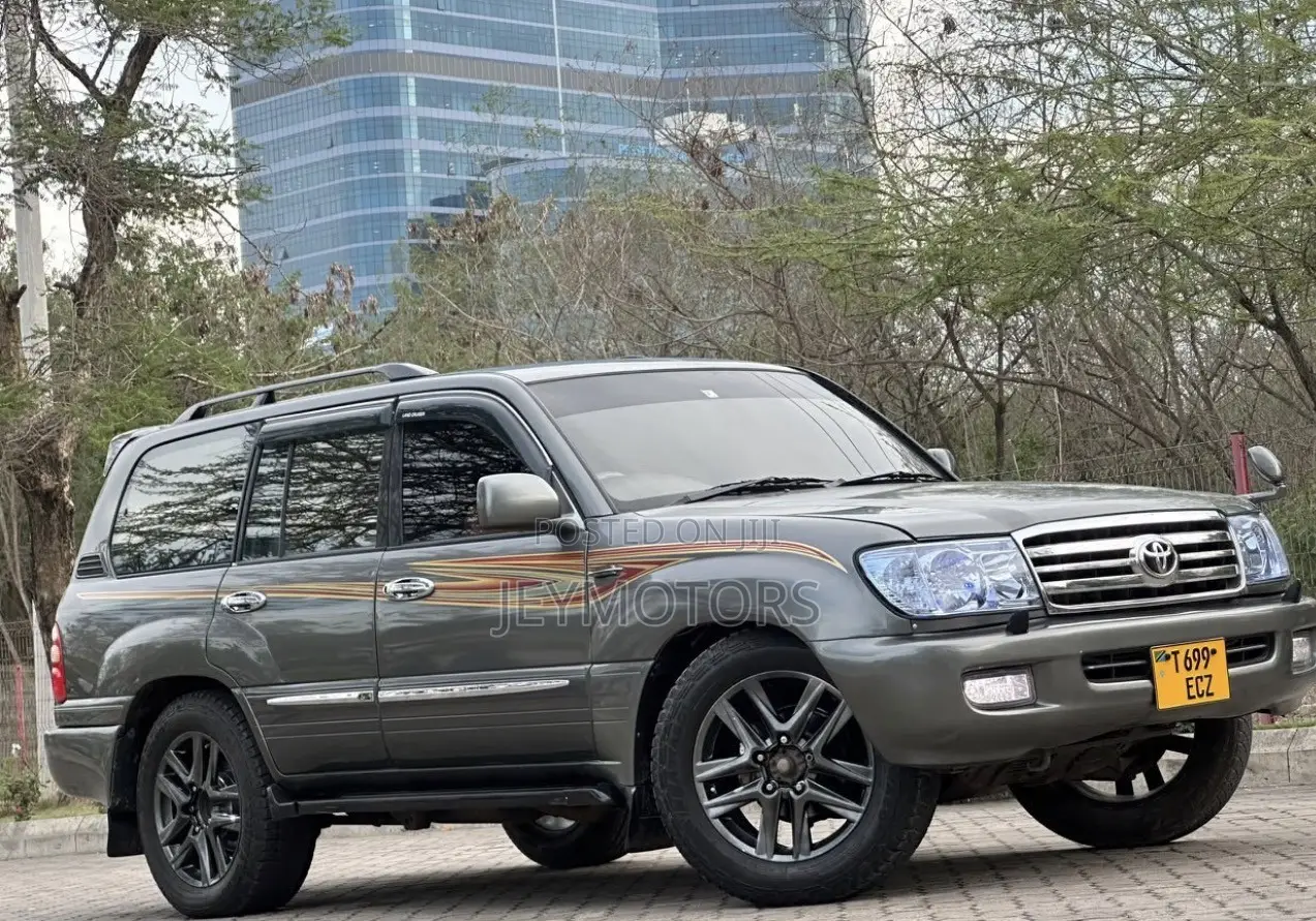 Toyota Land Cruiser 2002 Gray