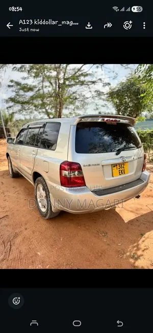 Toyota Kluger 2008 Silver