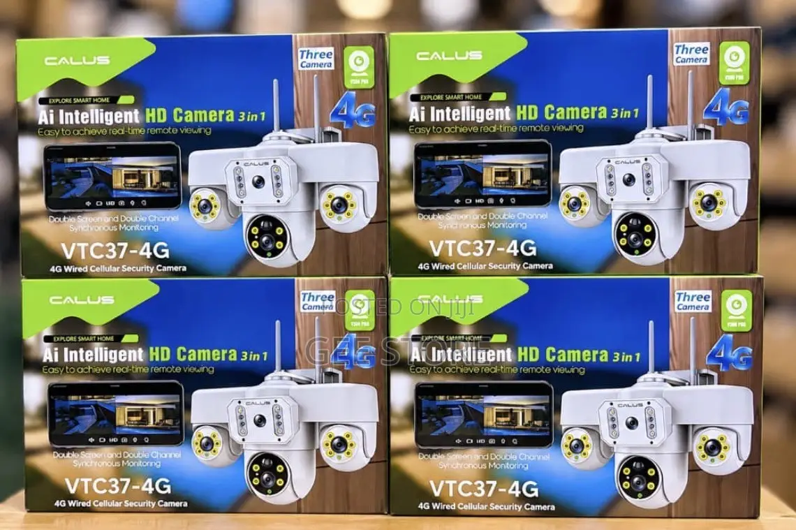 Calus VTC37-4G AI Intelligent HD Camera (3 in 1), a Triple-Lens 4G