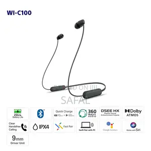 Sony WI-C100 Wireless Stereo Headset - Black