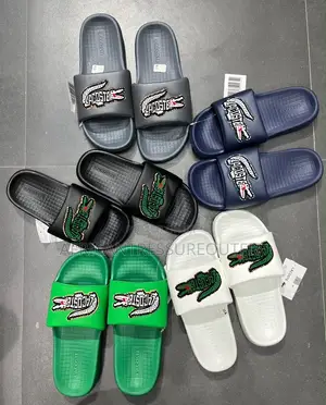 Lacoste Croco Slides Available New Collection | Buy Now