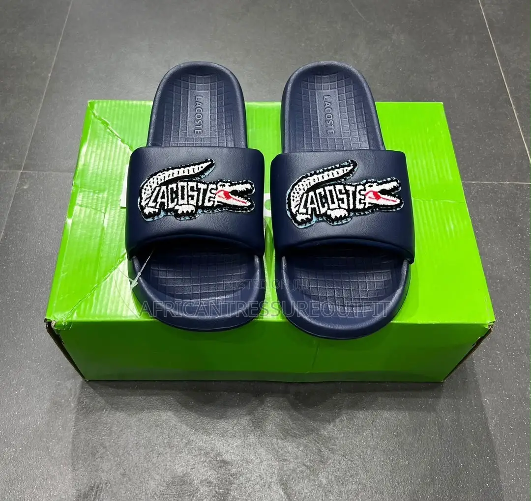 Lacoste Croco Slides Available New Collection | Buy Now