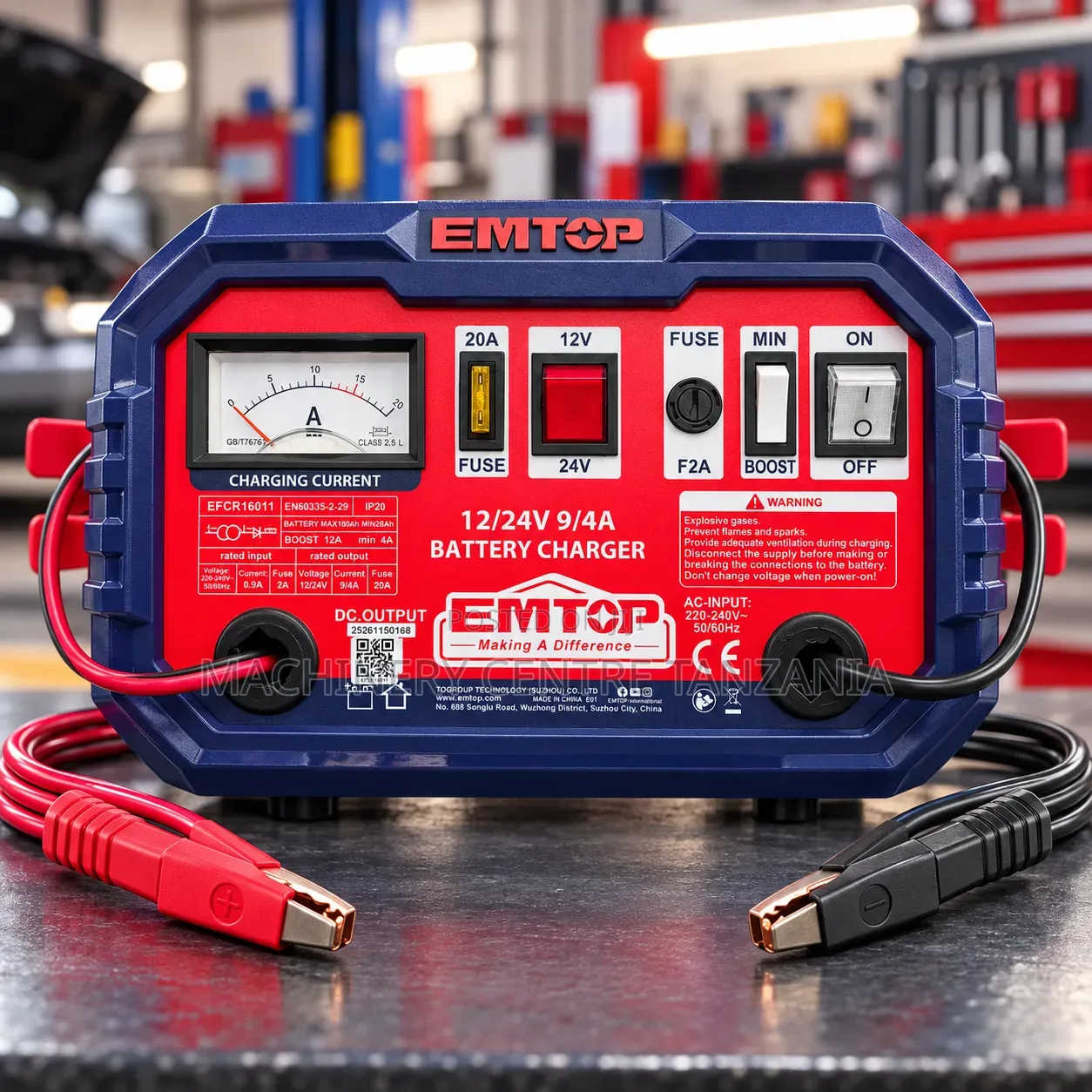 EMTOP Battery Charger 12v/24v