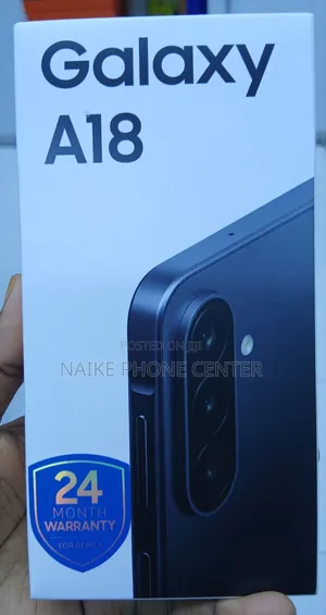 New Samsung Galaxy A18 128 GB Black