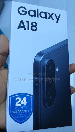 New Samsung Galaxy A18 128 GB Black