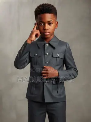 Classic and Fashion Kids Kaunda Suits