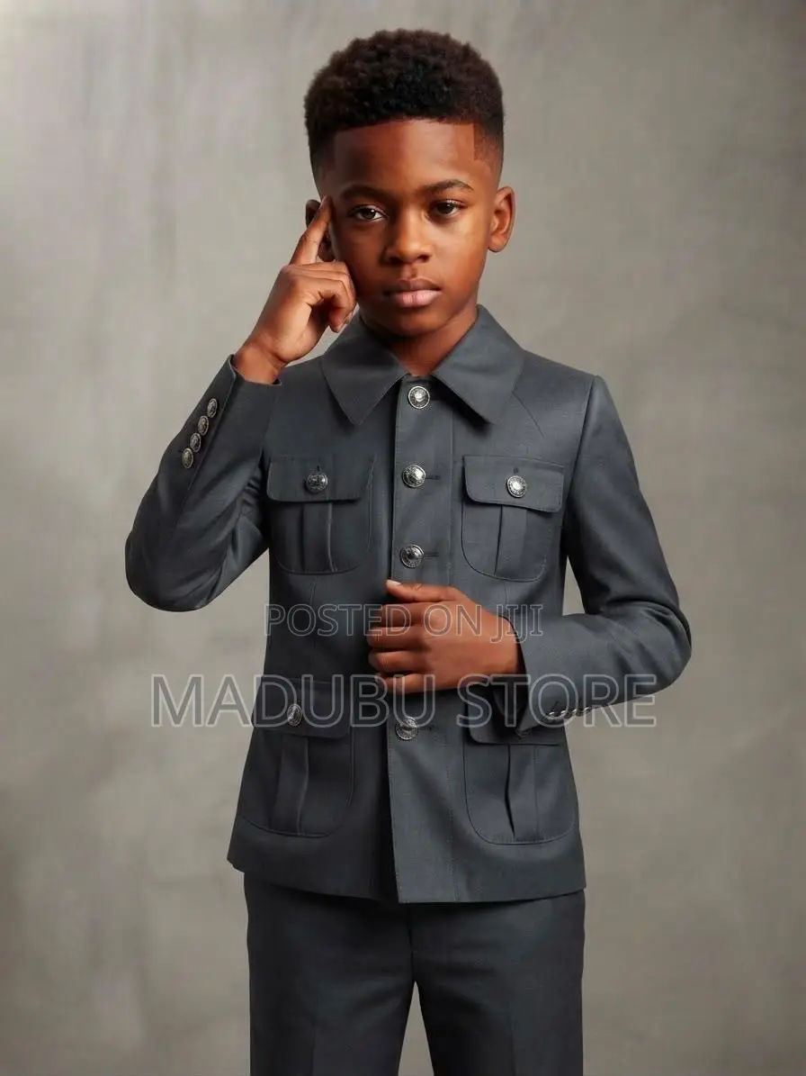 Classic and Fashion Kids Kaunda Suits