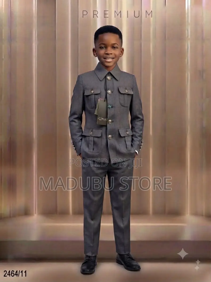 Classic and Fashion Kids Kaunda Suits
