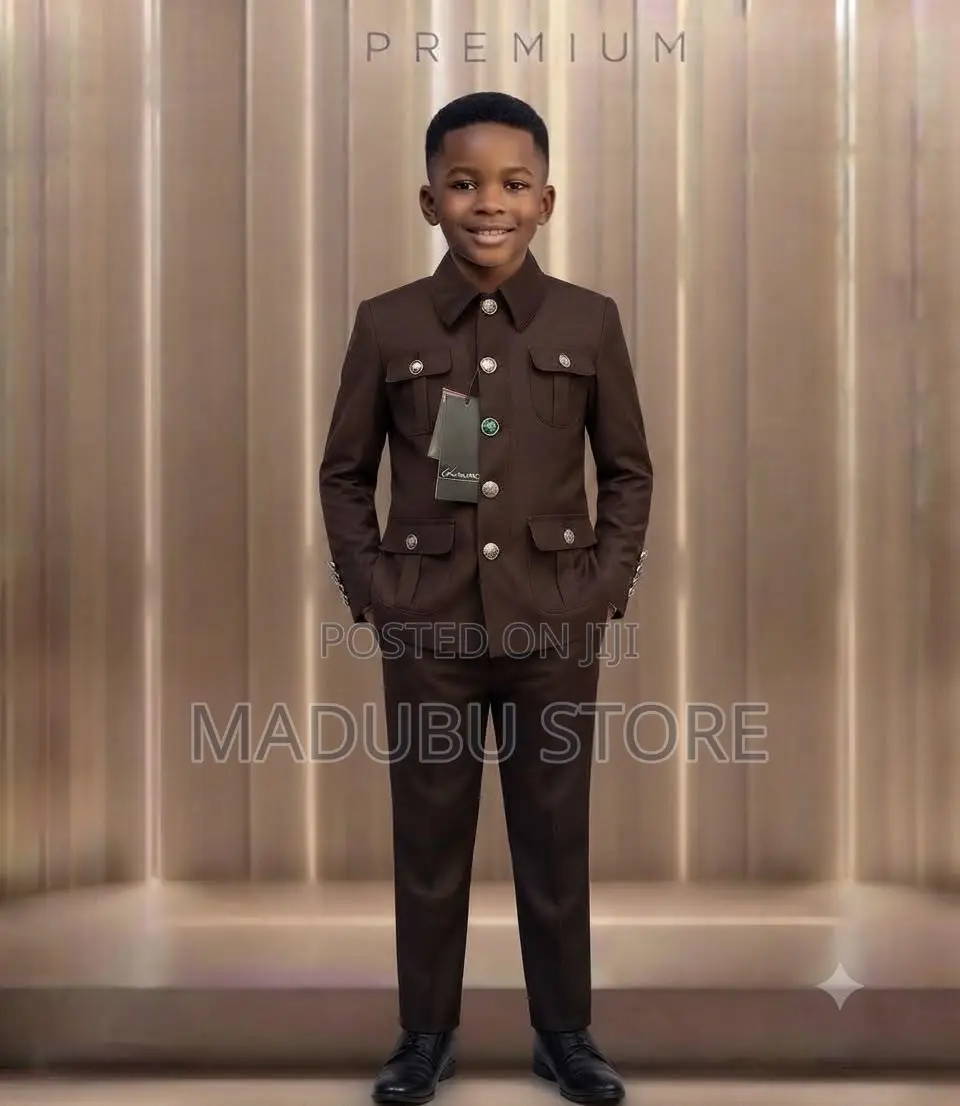 Classic and Fashion Kids Kaunda Suits