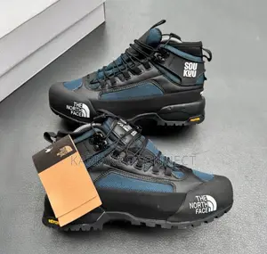 Lace-Up Hiking Boots With Vibram Sole