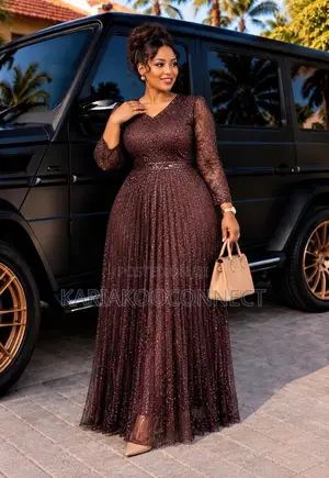 Sparkle Lace Pleated Maxi Dinner Dress