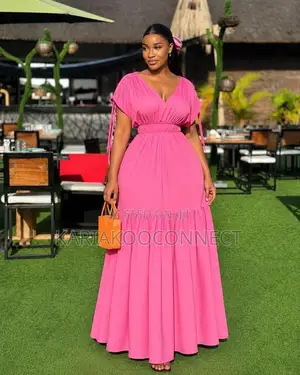 Camel Brown Flowy Tiered Maxi Dress