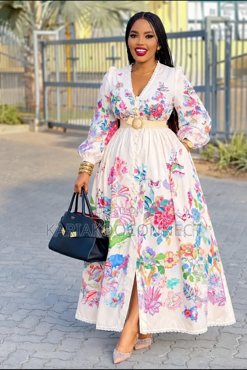 Elegant Floral Maxi Dress
