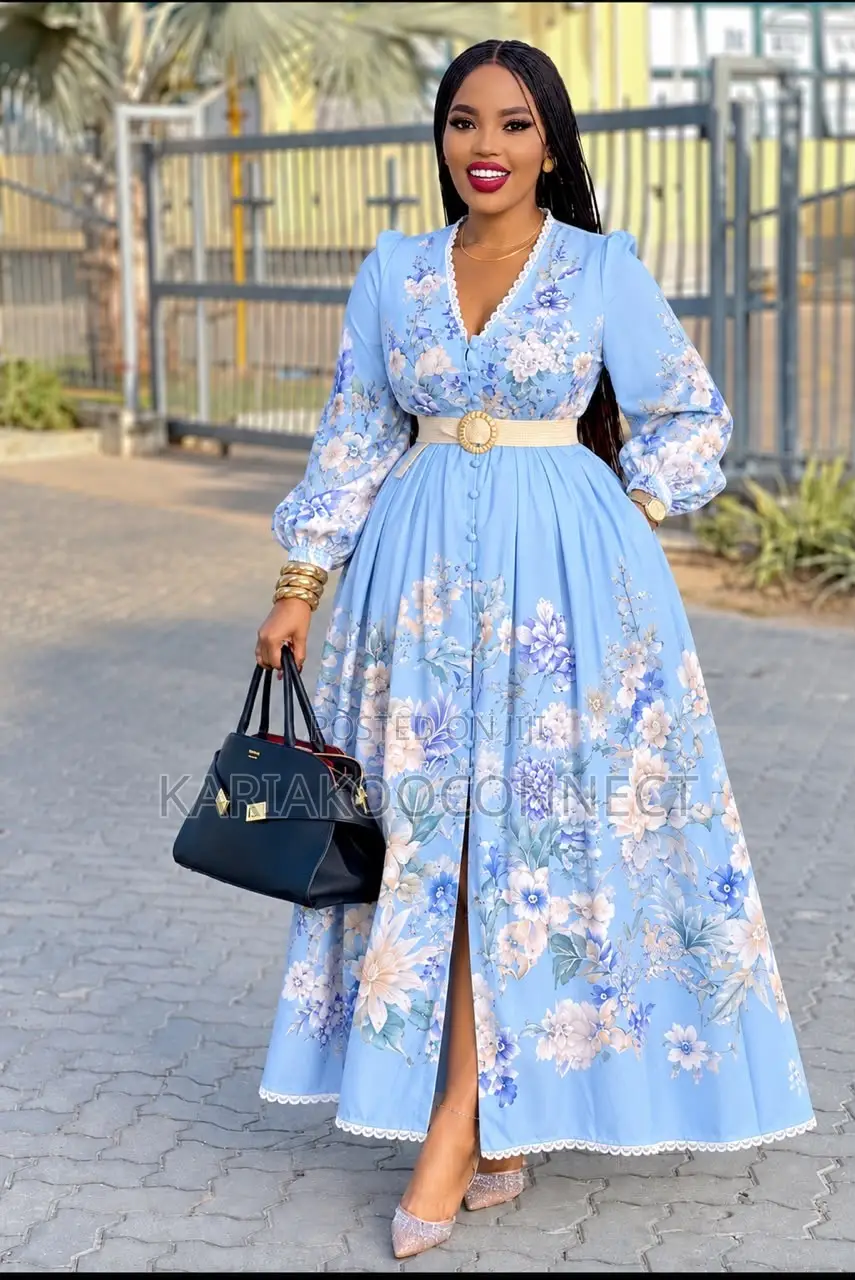 Elegant Floral Maxi Dress