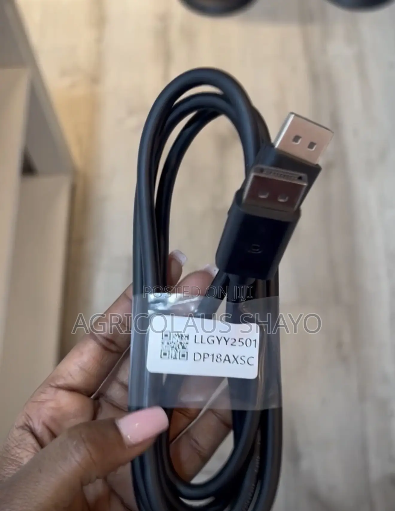 High-Speed DisplayPort (DP to DP) Cable – 4K Ultra HD Monitor Display