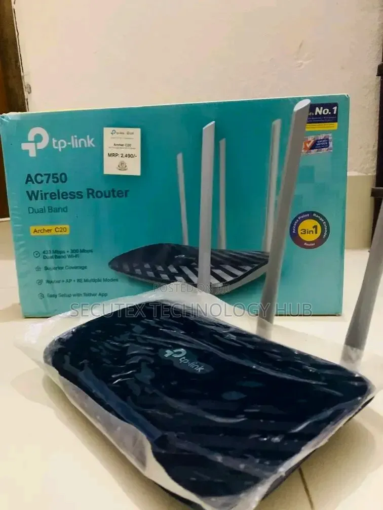 TP-Link Archer C20 AC750 Dual-Band Wi-Fi Router