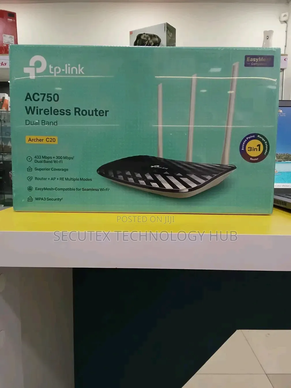 TP-Link Archer C20 AC750 Dual-Band Wi-Fi Router