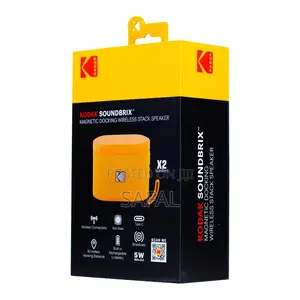 KODAK SOUNDBRIX Overload Orange 2-Piece Speaker
