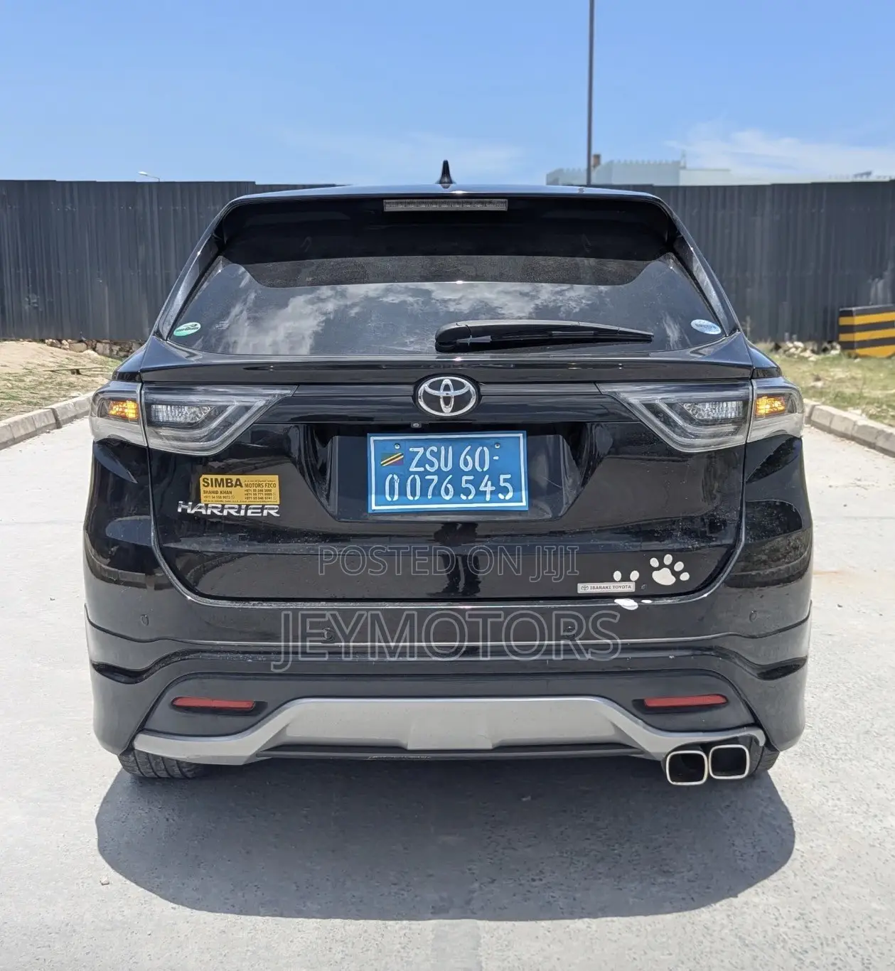 Toyota Harrier 2016 Black