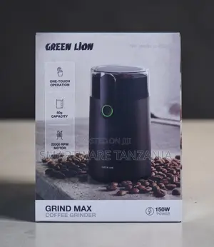 Green Lion Coffee Grinder, 50g Capacity, 150W Power, 22000 RPM Motor