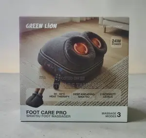 Green Lion Foot Care Pro Shiatsu Foot Massager With Remote Control 24W