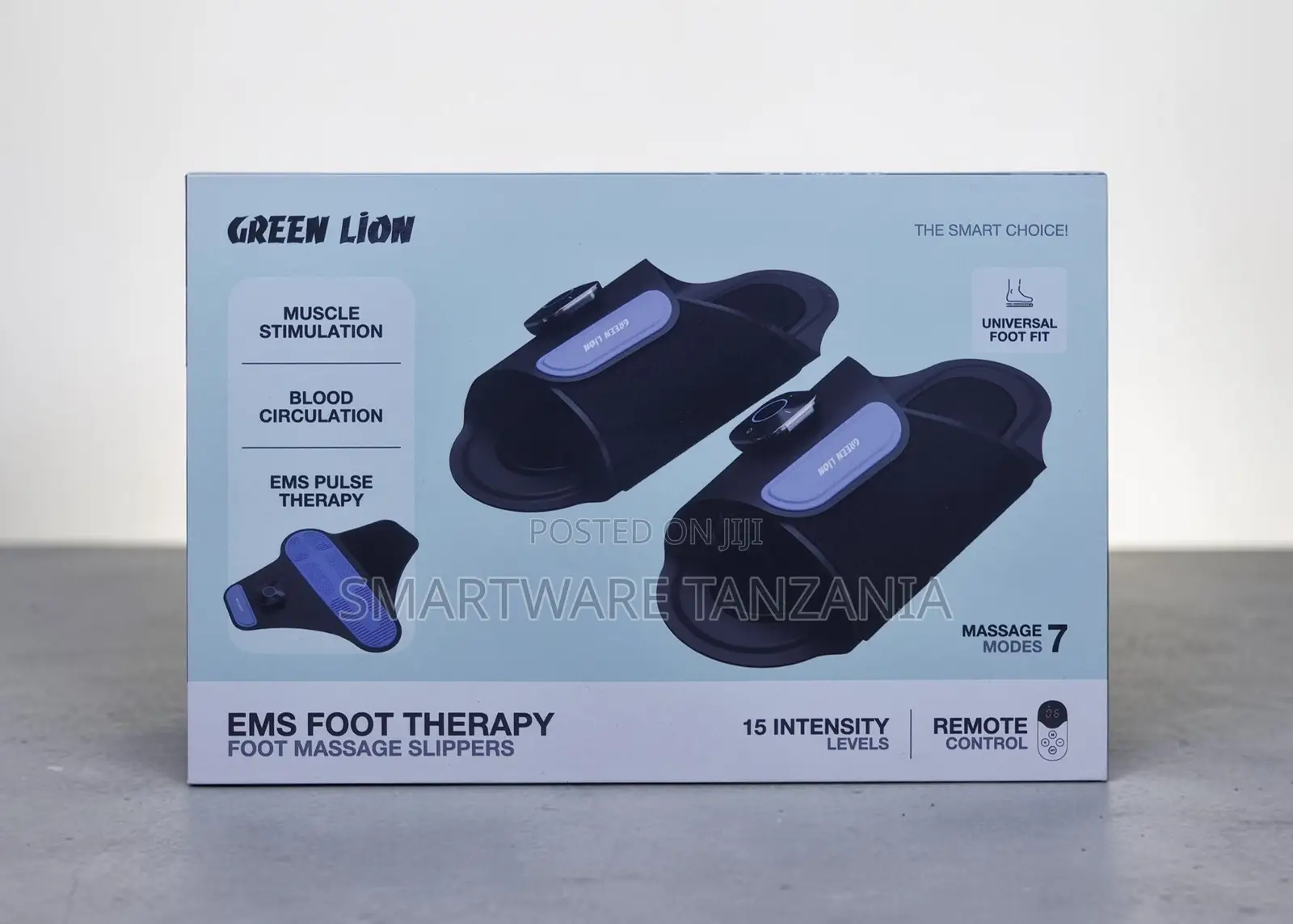 Green Lion EMS Foot Therapy Slippers With 15 Levels, Remote Control