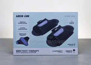 Green Lion EMS Foot Therapy Slippers With 15 Levels, Remote Control