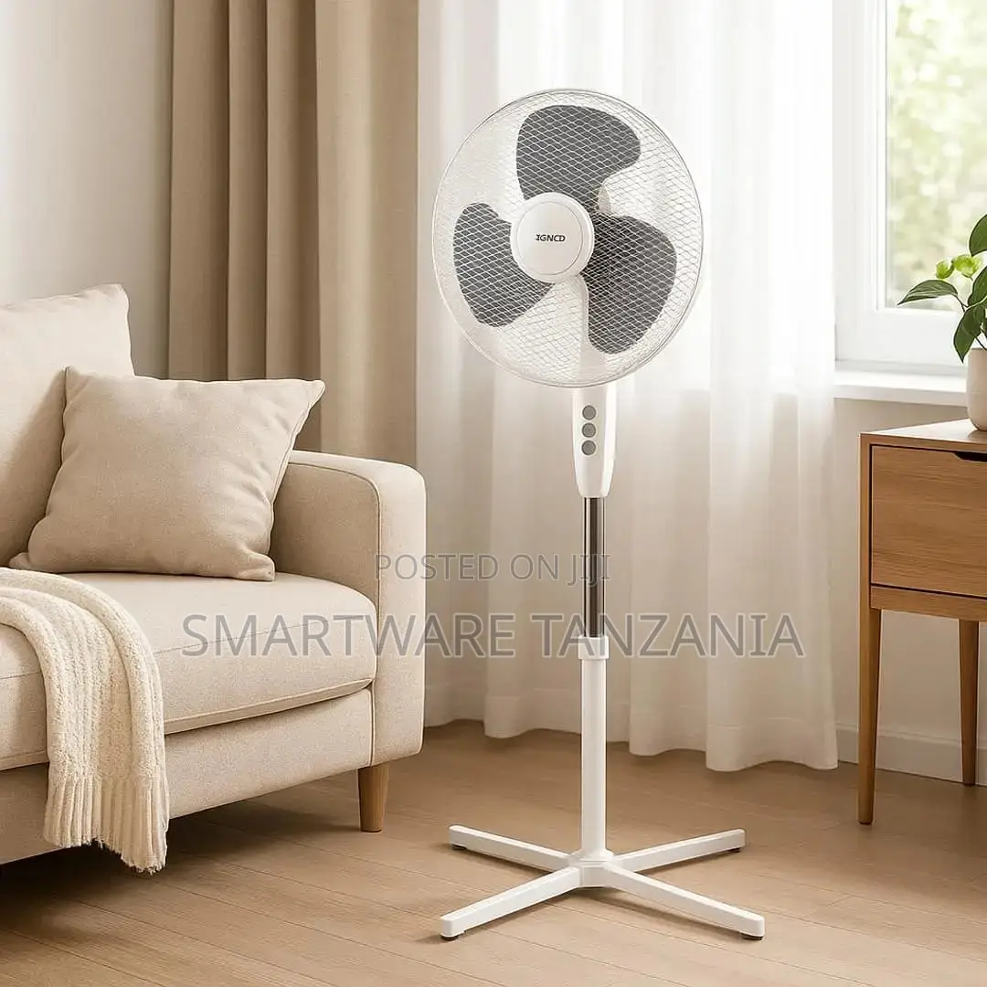 Green Lion 16 Inch Stand Fan With 3 Blade Design and 110° Oscillation