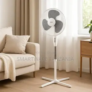 Green Lion 16 Inch Stand Fan With 3 Blade Design and 110° Oscillation