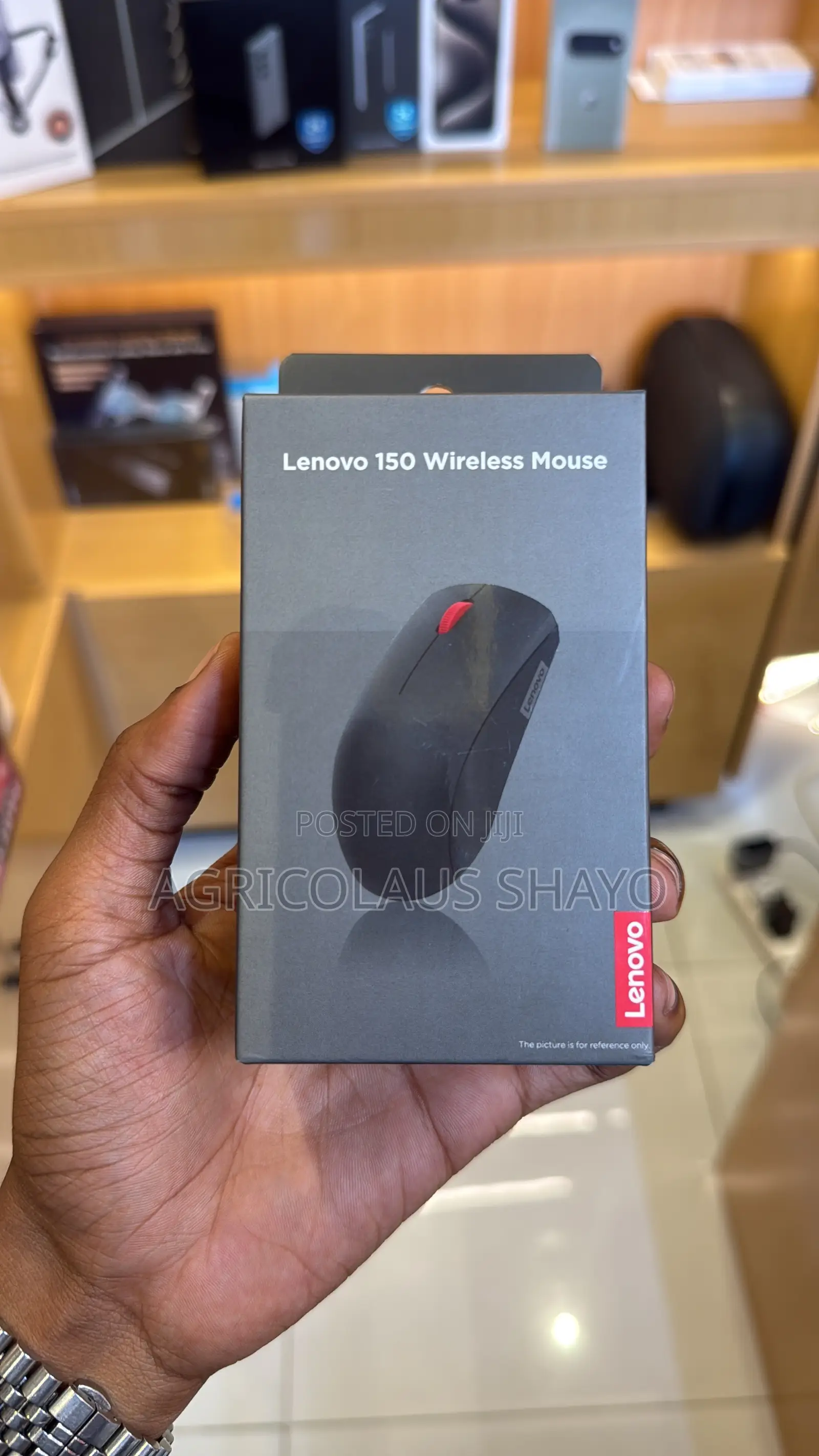 Lenovo 150 Wireless Mouse – Ergonomic Optical Mouse