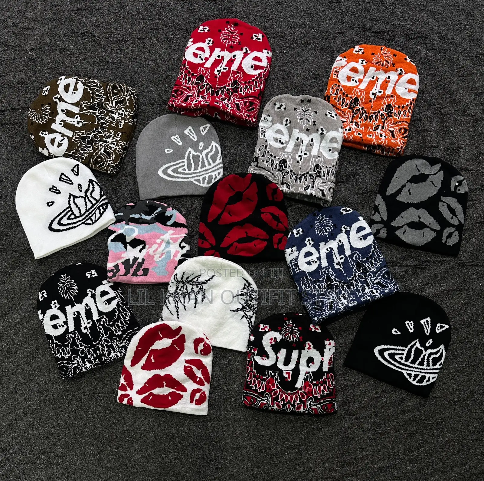 Supreme & Drip Wool Beanies - Original Quality