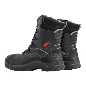Red WingZip/Lace Petro King 8" Black Leather Hard Toe (S3S HRO)