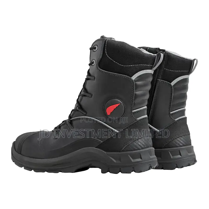Red WingZip/Lace Petro King 8" Black Leather Hard Toe (S3S HRO)