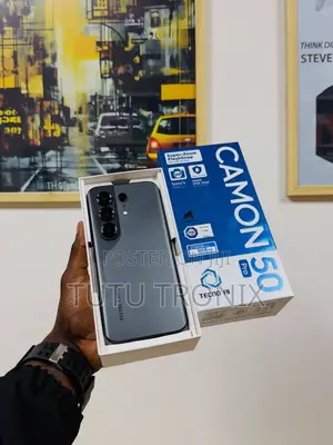 New Tecno Camon 50 Pro 256 GB Black