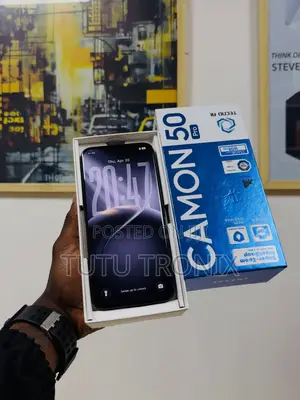New Tecno Camon 50 Pro 256 GB Black