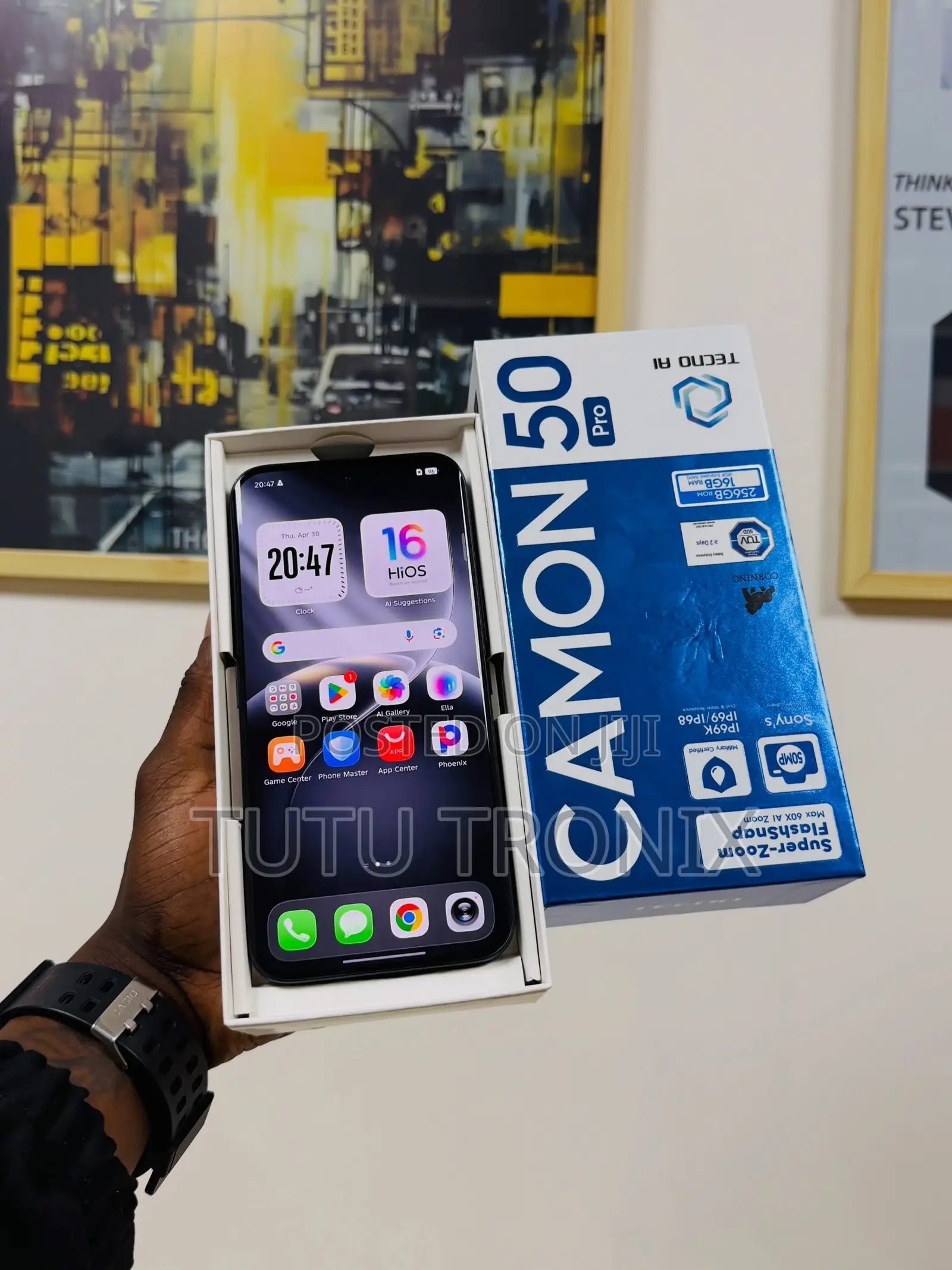 New Tecno Camon 50 Pro 256 GB Black