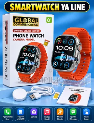 BW9PRO Smartwatch Ya Line - Saa Yenye Simu & Kamera (Phone Watch)