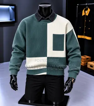 Premium Knit Sweater - Color Block Edition