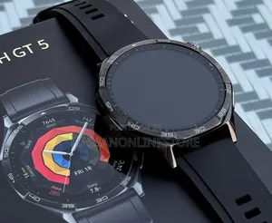 Huawei Watch GT 5 46mm Black Fluoroelastomer Sport Strap