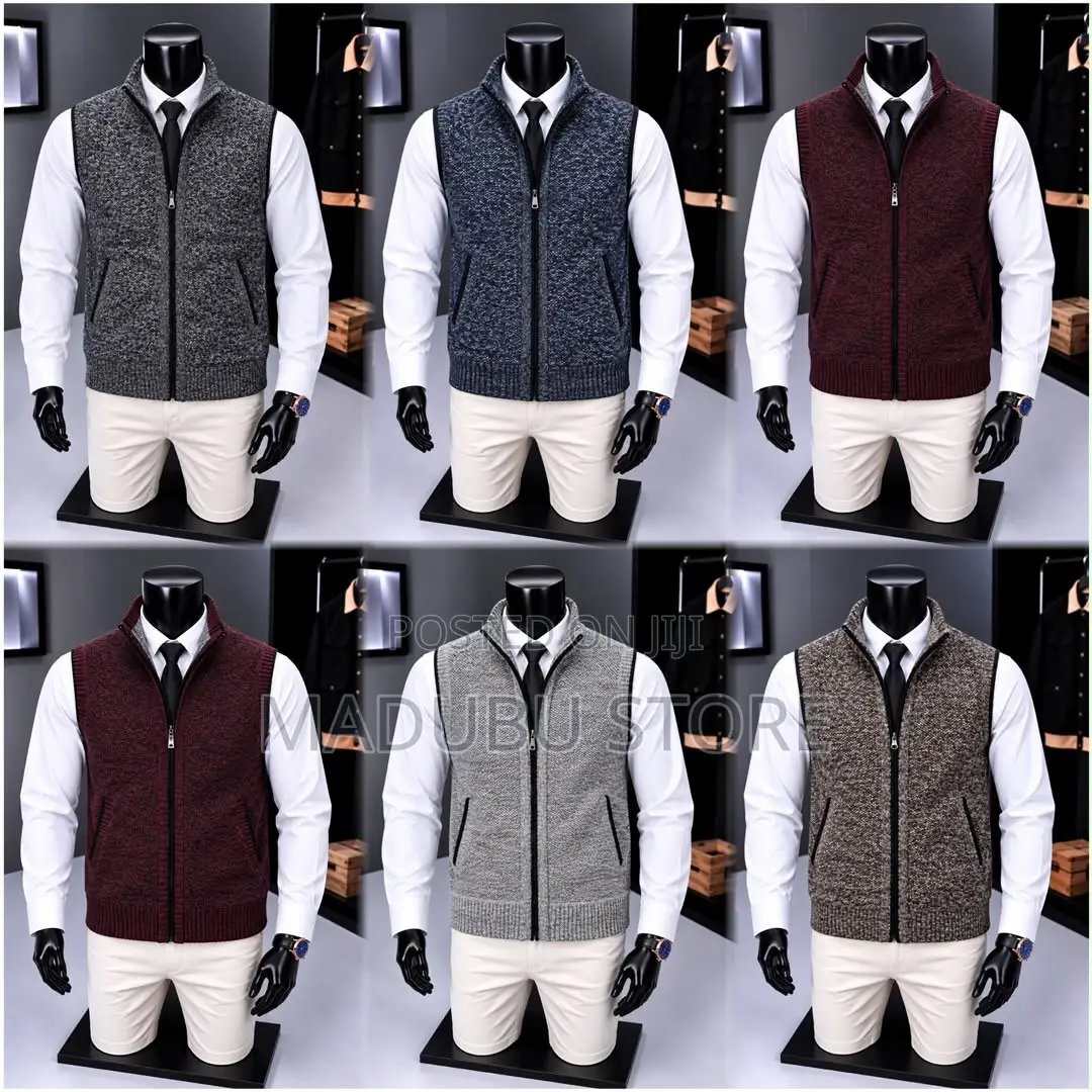 Non Sleeve Unisex Cotton Wool Sweaters