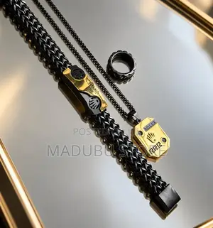 Fashion Men's Set Chains, Bracelet and Ring