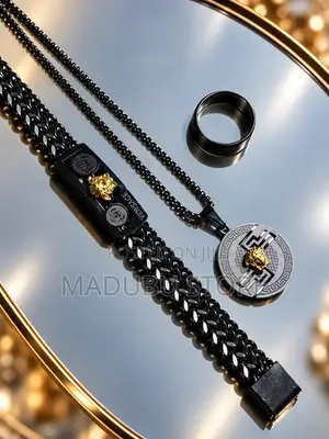 Fashion Men's Set Chains, Bracelet and Ring