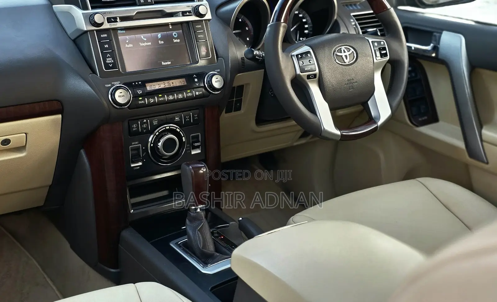 Toyota Land Cruiser Prado 3.0 D-4D (190 Hp) 7 seats 2015 Gray