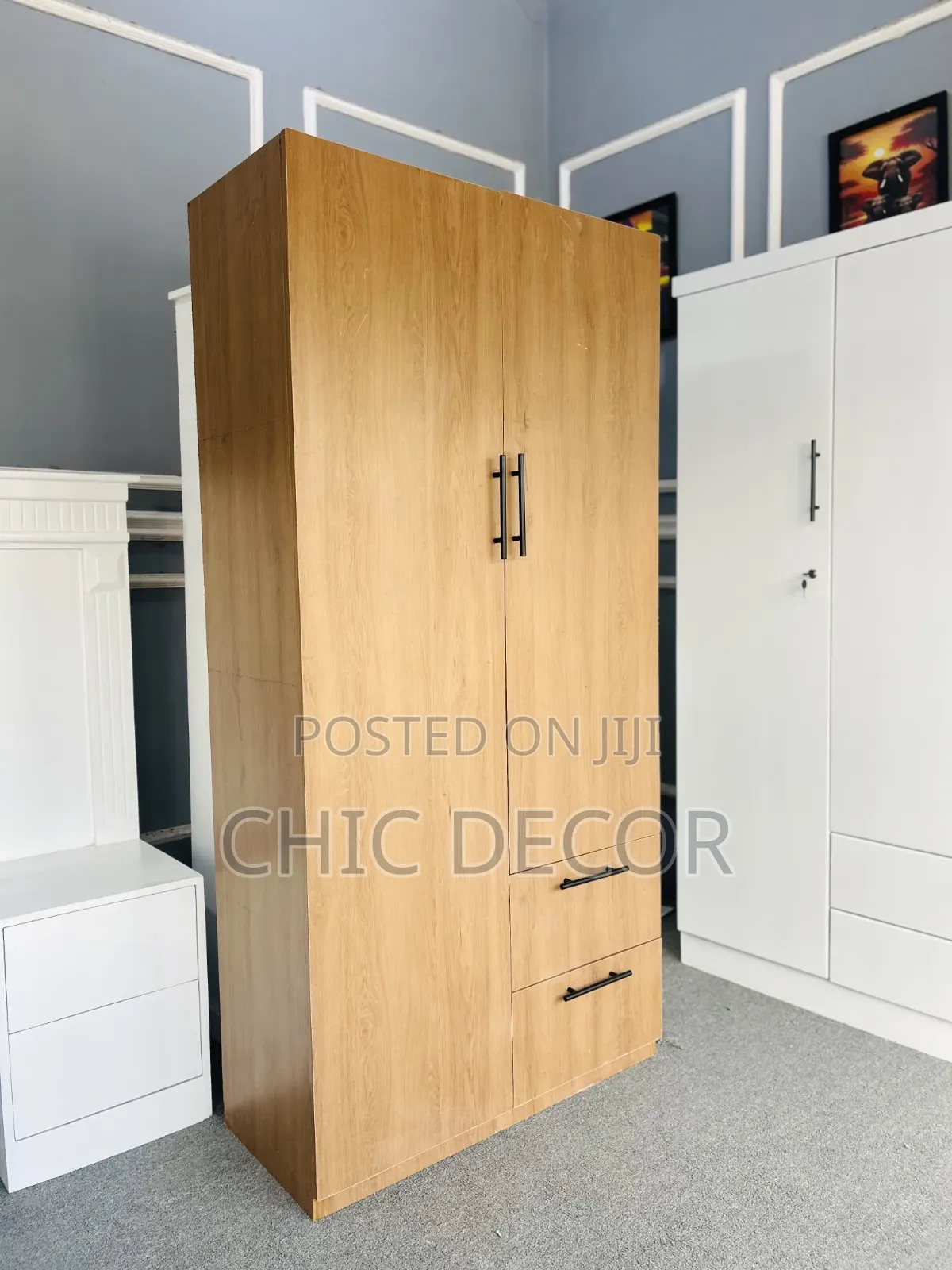 Wardrobe Two Doors (Kabati Ya Nguo Milango Miwili)