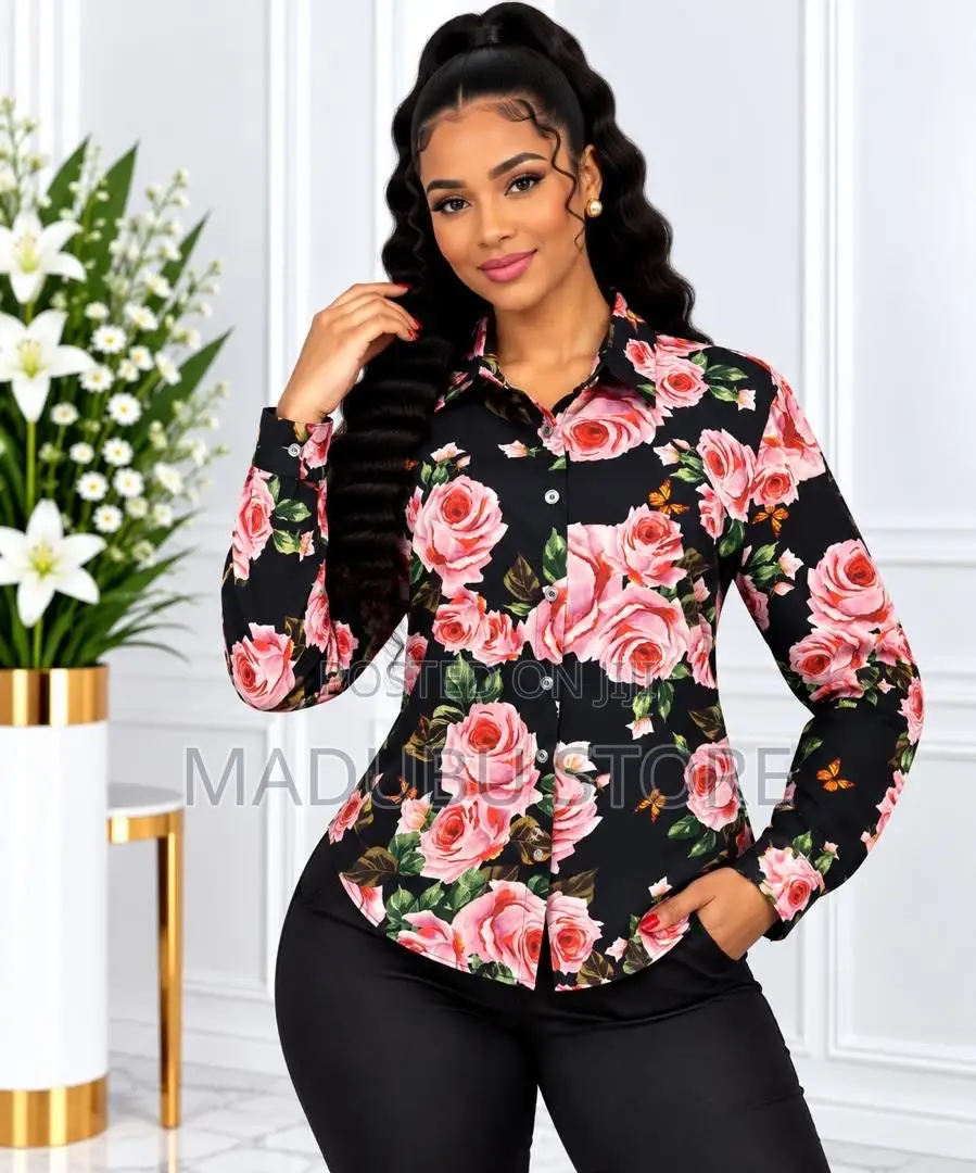 Long Sleeve Shirts Flower