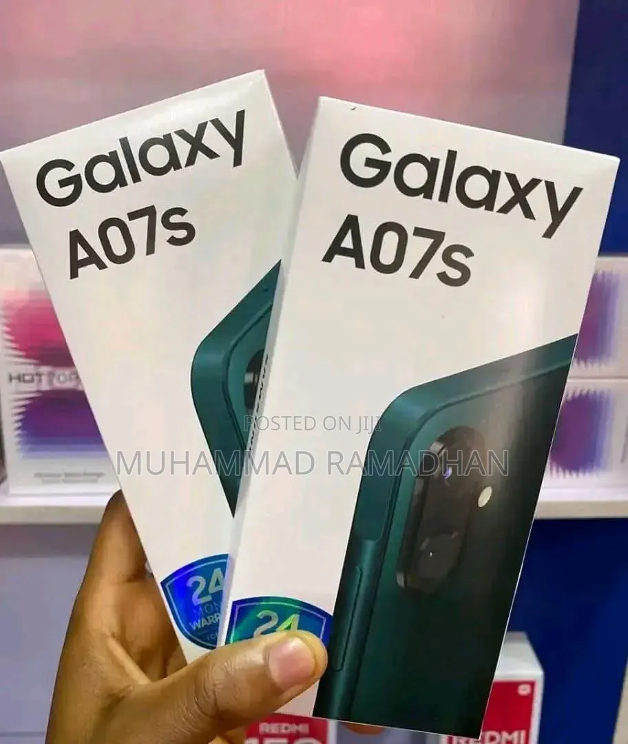 New Samsung Galaxy A07s 64 GB Black