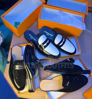 In Fernando Melo Classic Design Men's Mules Shoes