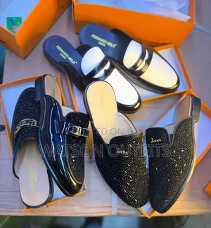 In Fernando Melo Classic Design Men's Mules Shoes