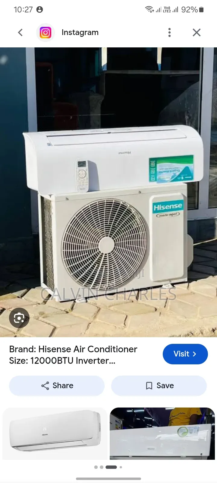 Hisense Split Unit Air Conditioner Inverter 22tr4 ( 22000 Btu )